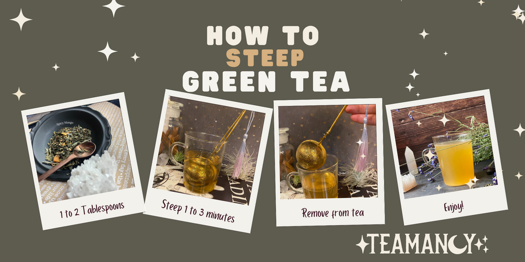 How to steep green tea