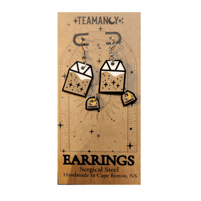 Tea Bag Earrings
