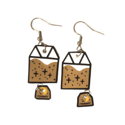 Tea Bag Earrings