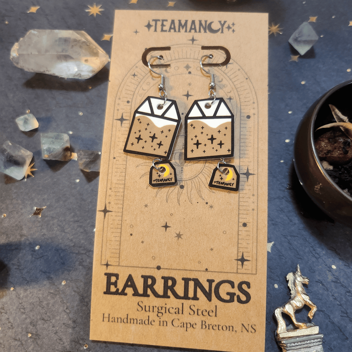 Tea Bag Earrings