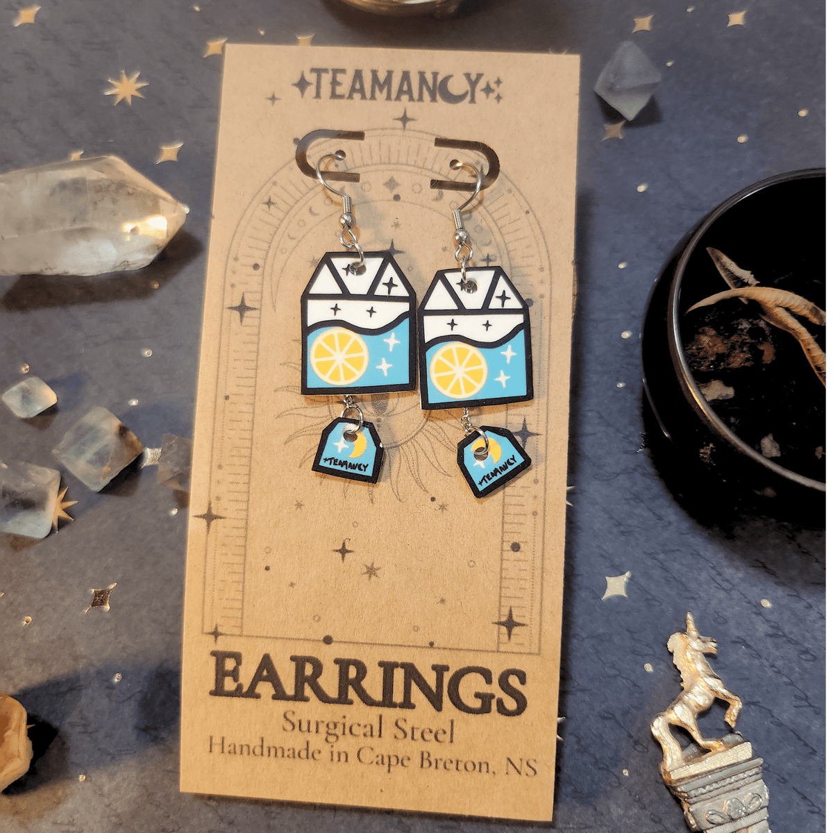Tea Bag Earrings