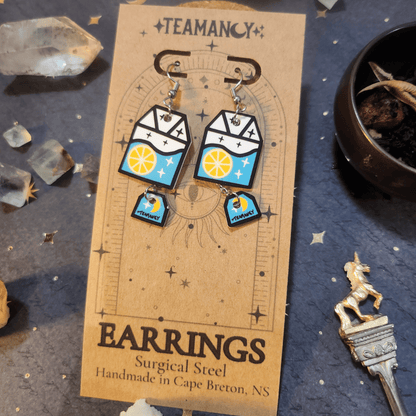 Tea Bag Earrings